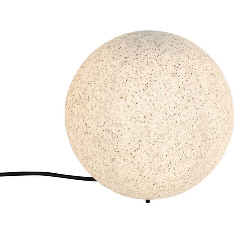 QAZQA nura - Lampadaire - 1 lumière - Ø 25 cm - Gris - Moderne - Éclairage extérieur (1/5)
