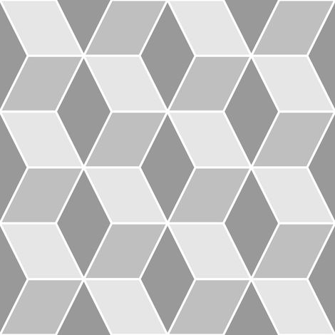 Tela decorativa para exteriores Oxford - Estampado de cubos I DR097 (1/5)