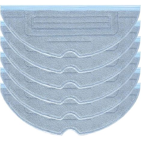 6pcs Serpillière pour Roborock S7 Pro Ultra S7 MaxV Ultra S7 Plus S7 Max Pièces de Rechange Accessoires pour Roborock S7 T7s T7s Plus Robot Aspirateur--