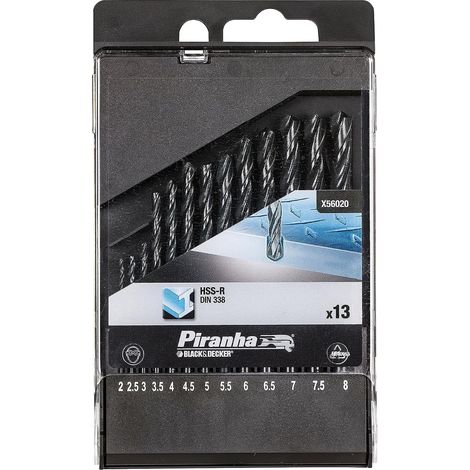 BLACK&DECKER - SET 13 PUNTE PER METALLI