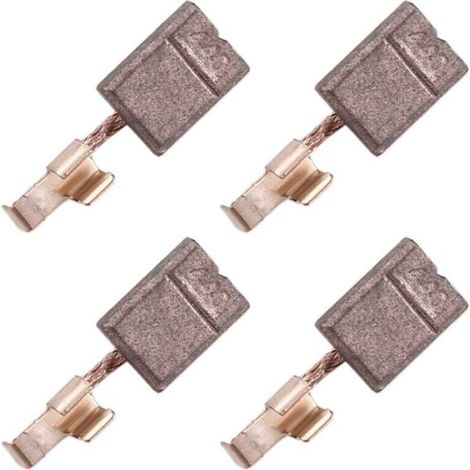 4 PièCes SéRies Balais de Charbon pour DTD146 DHP456 DHP458 , XU,BHP456 BDF446 BHP454 CB440 Perceuse à Percussion éLectrique Sans - KZQ (1/4)