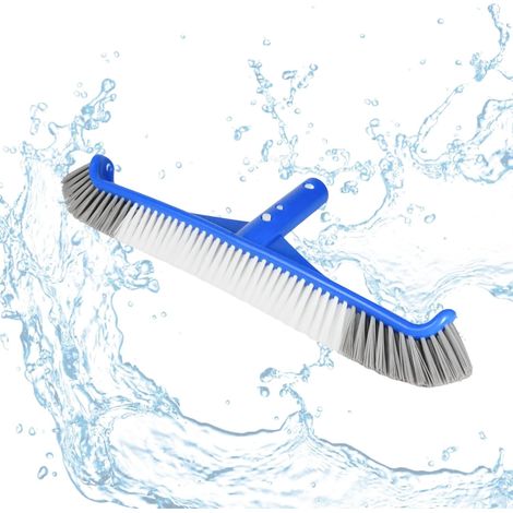 1 - Brosse Piscine - Balai Nylon - Nettoyage Fond Et Parois - Compatible Manche Télescopique - Pour Piscine Enterrée Ou Hors-Sol (1/5)