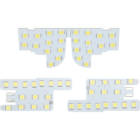4 Pièces Plafonnier LED 54 LEDs 12V 5W SMD 5050 Lumière de Lecture Intérieure pour CRV 2013-2017 (1/5)