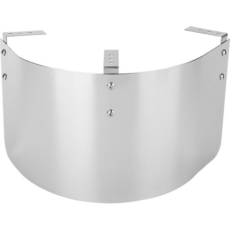 Filtre à air conique d'admission froide pour voiture de course, cache en acier inoxydable, bouclier thermique pour filtre 2,5-4 pouces (1/3)