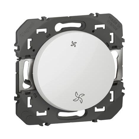 Legrand – Interrupteur commande VMC Dooxie – Va et vient complet – 250V 10A – Mécanisme 73mm – Coque de protection chantier incluse