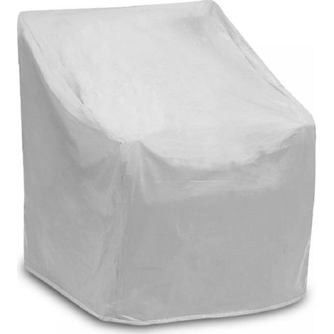 (210D : 64 x 64 x 70/120 cm, gris) Housse de protection multifonctionnelle pour meubles, idéale pour les chaises, canapés et fauteuils. Résistante à la poussière et au vent (1/5)