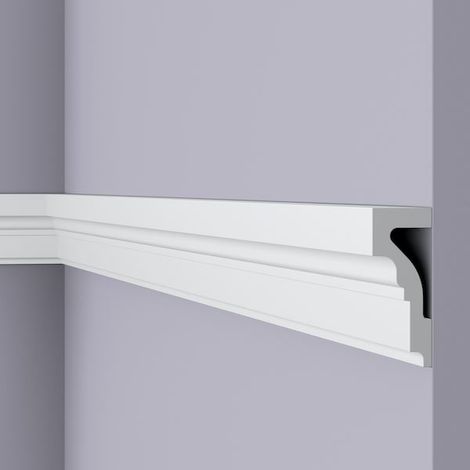 Panel moulding NMC WL4 WALLSTYL Noel Marquet Decorative moulding Coving Moulding for decoration timeless classic design white 2 m (1/5)