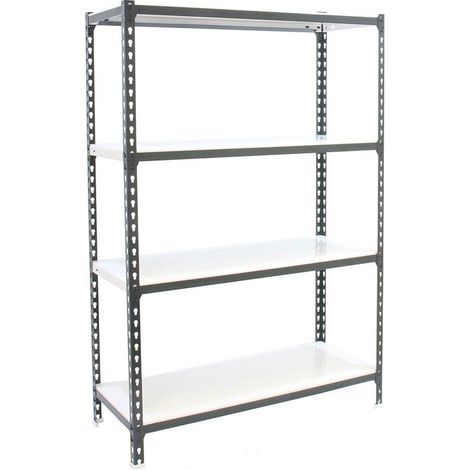 Simonrack Simonclick 4/400 Regal anthrazit und weiß