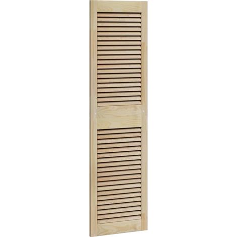 Maison Exclusive - Porta per Armadio Naturale 140,5 x 2,1 x 39,5 cm Pino massello
