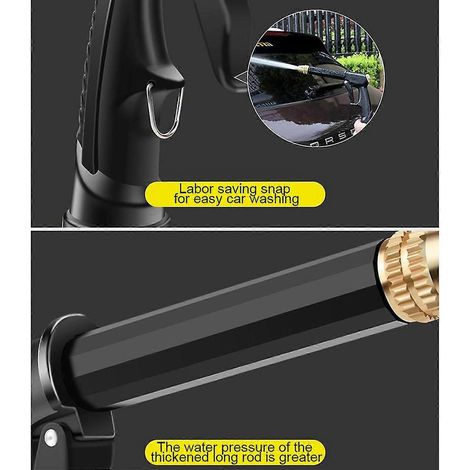 High Pressure Water Spray Gun Long Nozzle Sprinkler Cleaning Cars Wash Gardening Outdoor Lawn Garden Watering (1/5)