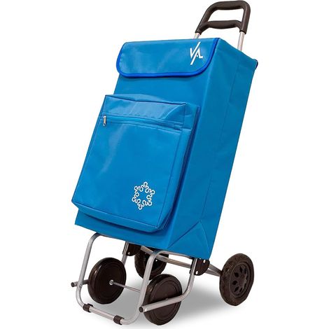 AMIG Chariot des courses isotherme 5 Acier Bleu (1/5)