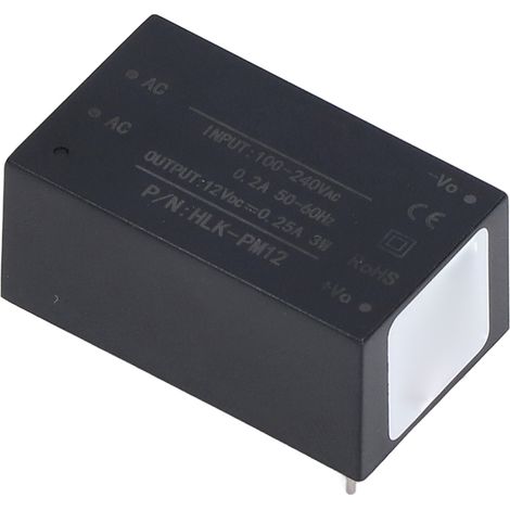 Convertisseur AC/DC à faible consommation, compact, stable, fiable et pratique : module d'alimentation pour instrumentation (1/5)