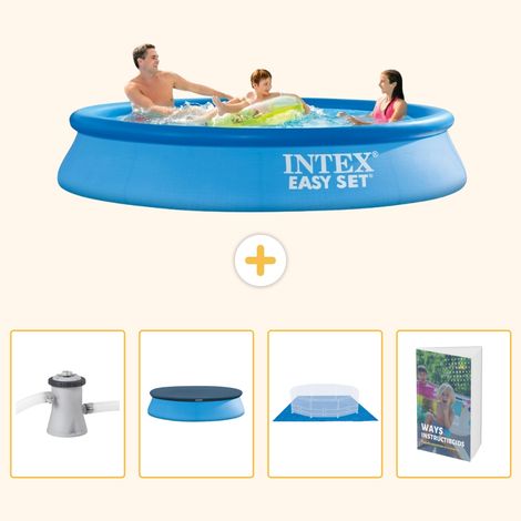 Intex Piscine Easy Set Ronde - 305x61 cm - 5-pièces SCB101 (1/5)