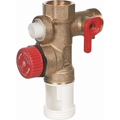 Gruppo di sicurezza 3/4 di flusso plastico dritto