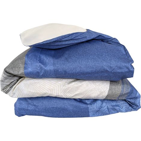 Housse de couette satin de coton TIAGO 140x200 cm (1/5)
