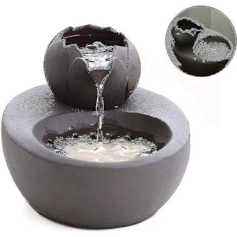 Distributeur d'eau silencieux en céramique noire pour chats et chiens, portable pour un usage quotidien.-AquaForge