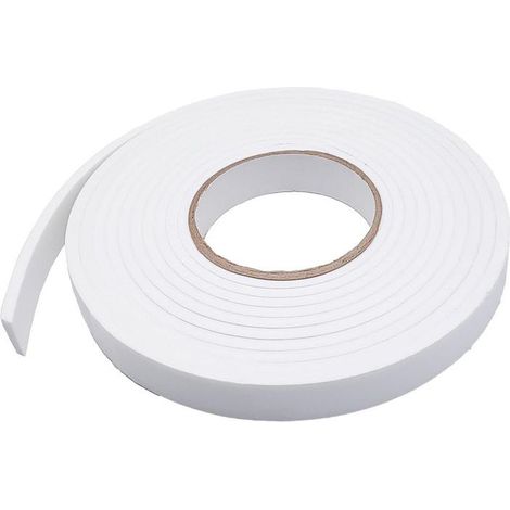 Joint auto-adhésif pour fenêtres et portes – Bande d'étanchéité 10 m en EVA – Protection contre vent, bruit et insectes – Largeur 1 cm (1/5)