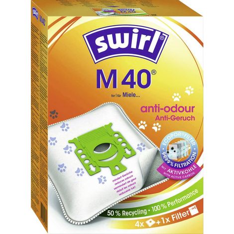 Swirl M 40 EcoPor Anti Odour Sacchetto aspirapolvere 4 pz.