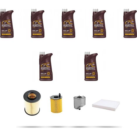 Kit tagliando 4 FILTRI e 7L OLIO compatibile con Ford Transit Connect II 1.6 Tdci 70kw dal 2013 (1/5)
