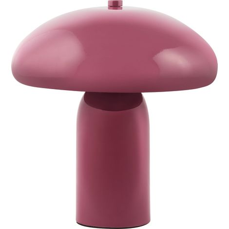 Table Lamp Burgundy Iron Metal Base 22 cm Single Light Modern Design Home Accessories Living Room SANYA