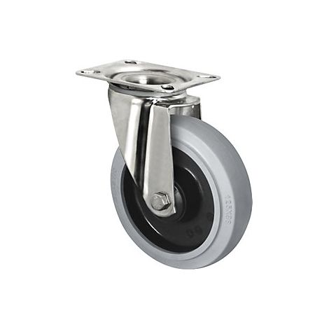 CASCOO Lenkrolle ø 160 mm Serie R4E2 Kugellager Edelstahl
