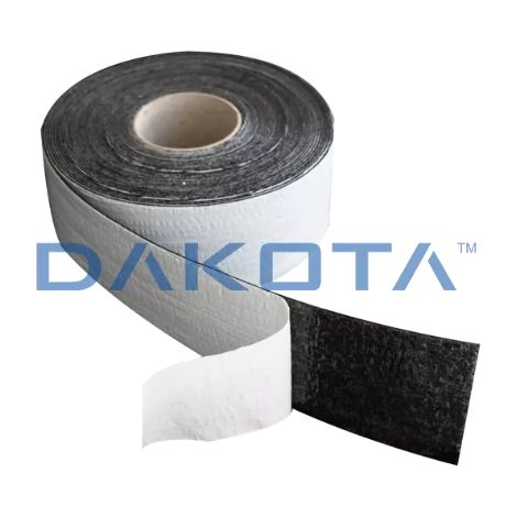 Rouleau d'étanchéité autocollant 20m – Largeur 8cm – Polyéthylène élastique – Absorption pression chape – Amélioration acoustique 2 dB – Dakota