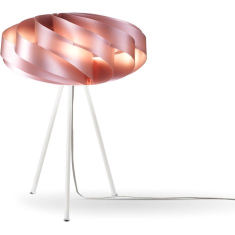 Lampada Da Scrivania Moderna Flat Polilux ® Pink Metal E Metallo 1 Luce E27 (1/2)