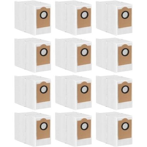 Lot de 12 sacs à poussière de rechange jetables pour aspirateur robot Lefant M2 PROM2 PlusOKP L3M3 et balai à franges (1/5)