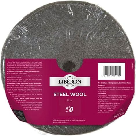 Liberon 126941 Steel Wool Grade 0 Fine 1kg LIBSW01KGN