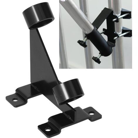 Kit de support de mât de drapeau en acier inoxydable 304 résistant aux intempéries pour balcon (1/5)