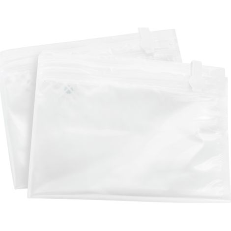 WENKO Vakuum Beutel Reise-Set 6-teilig, mit Pumpe, Transparent, Polyethylen transparent, Polyamid transparent, Polypropylen weiß