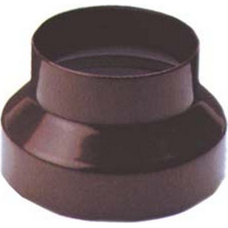 1PZ RIDUZIONE PER TUBI STUFA MARRONE LUCIDO - cm.10/8