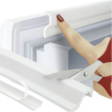 Burlete autoadhesivo blanco para puertas y ventanas 400 cm (1/5)