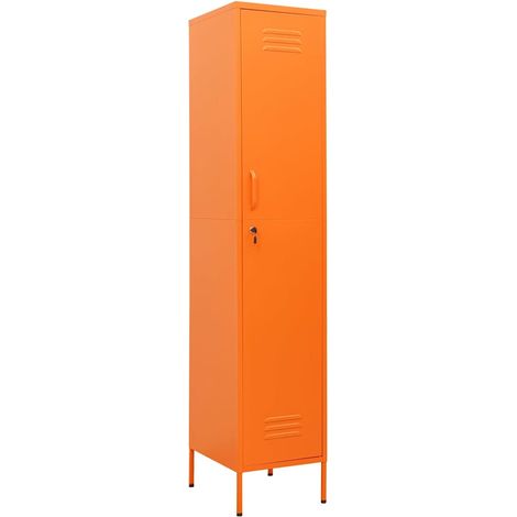 Armadio Arancione 35x46x180 cm in Acciaio DAS372663 (1/5)
