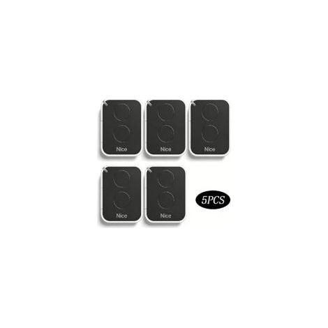 Confezione da 5 telecomandi NICE Era-One ON2E – 2 canali – Frequenza 433.92 MHz – Portata fino a 200 metri – Compatibile con motorizzazioni NICE (1/5)