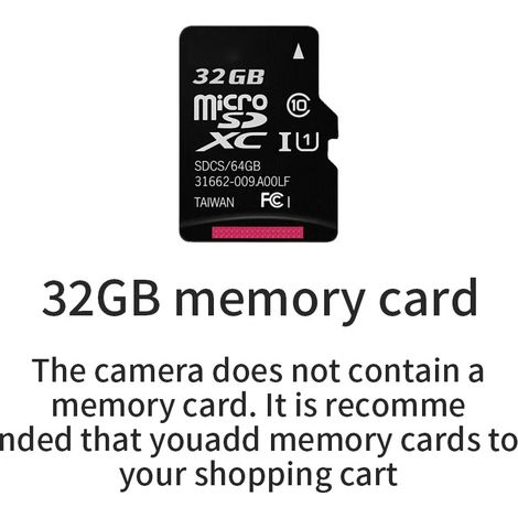Carte mémoire CCD pour appareil photo numérique, carte d'épargne, carte mémoire TF 32g