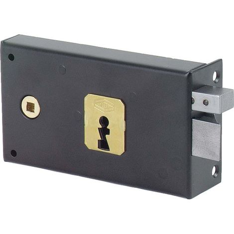 Serrure horizontale à fouillot 1/2 tour JPM 140x79 mm - Gauche - 344000-02-2A
