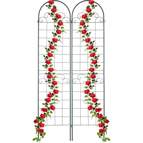 Traliccio 220 cm set da 2 verde 883104