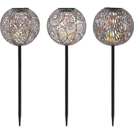 LED outdoor solar lights 'Vilani' made of Metal