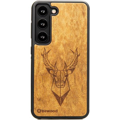 Coque en bois Bewood pour Samsung Galaxy S23 IMBUIA DEER (1/4)