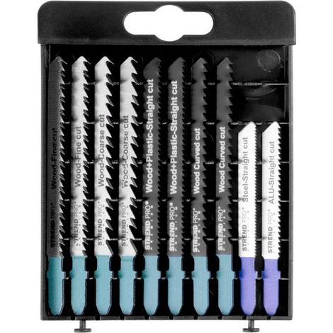 Stichsägeblätter Strend Pro Premium, Set, Mix, Packung 10 Stk.