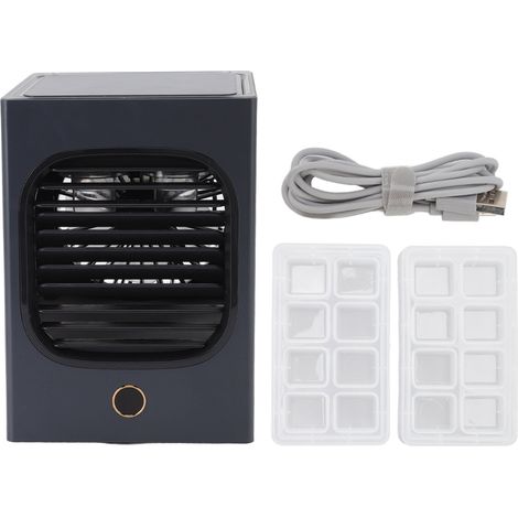 Air Conditioner Fan Multifunction Quiet USB Portable Desktop Cooling Fan for Home Office Living Room C (1/5)