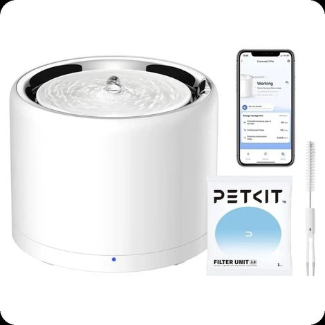 Petkit Eversweet 3 Pro UVC Smart Pet Silent Pump Blanco - Bebedero para animales de compañía