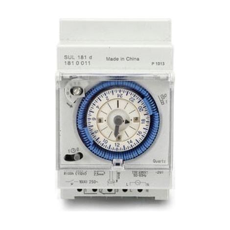 Minuterie, Sul181d, minuterie 24 heures, 250vac, 16a, relais manuel/contrôle automatique de la minuterie (1/4)