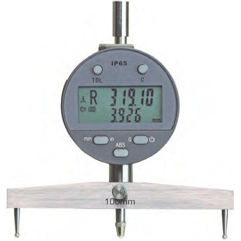 Indicateur de rayon numérique pour pièces et trous ronds MIB DRM700