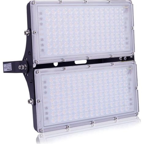 200W Projecteur LED,Eclairage Extérieur LED 16000Lm,Eclairage de Sécurité Imperméable IP66 2800-3200K,Spot LED Extérieur Idéal pour Jardin, Garage, Couloir,Artelier,éclairage public（Blanc Chaud ） (1/5)