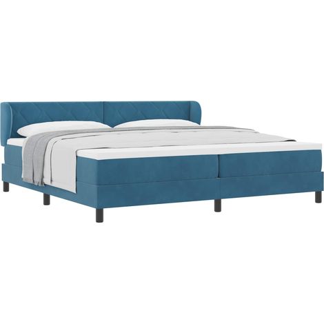 Maison Exclusive - Boxspringbett mit Matratze Dunkelblau 200 x 20