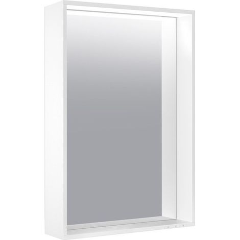 Miroir lumineux KE Light Mirror X-Line 33296, 1 (unknown)(unknown)couleur d'éclairage, blanc, 460 x 850 x 105 mm