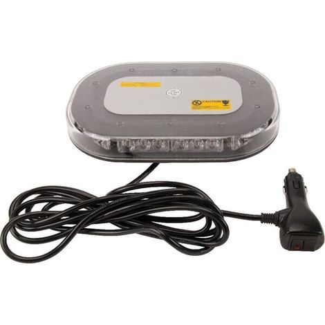 Barra destellante LED'谩mbar 90 W 12/24 V fijaci贸n magn茅tica 248 x 171 x 55 mm 30 LEDs'UNIVERSAL LA20007