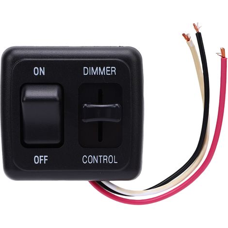 Interrupteur d'éclairage DC avec variateur, lampe à incandescence halogène LED 60W, bascule pour éclairage de bande Marine de camion RV (1/5)